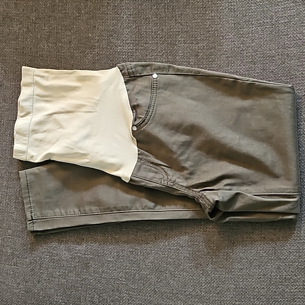 Bella Vida Maternity Green Jeans